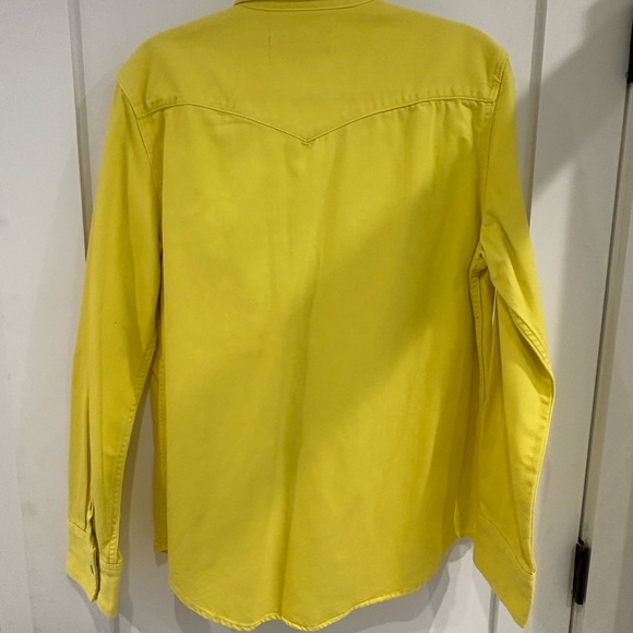 Calvin Klein Jeans Yellow Lightweight Jacket with Yoke Detail - Picture 5 of 6